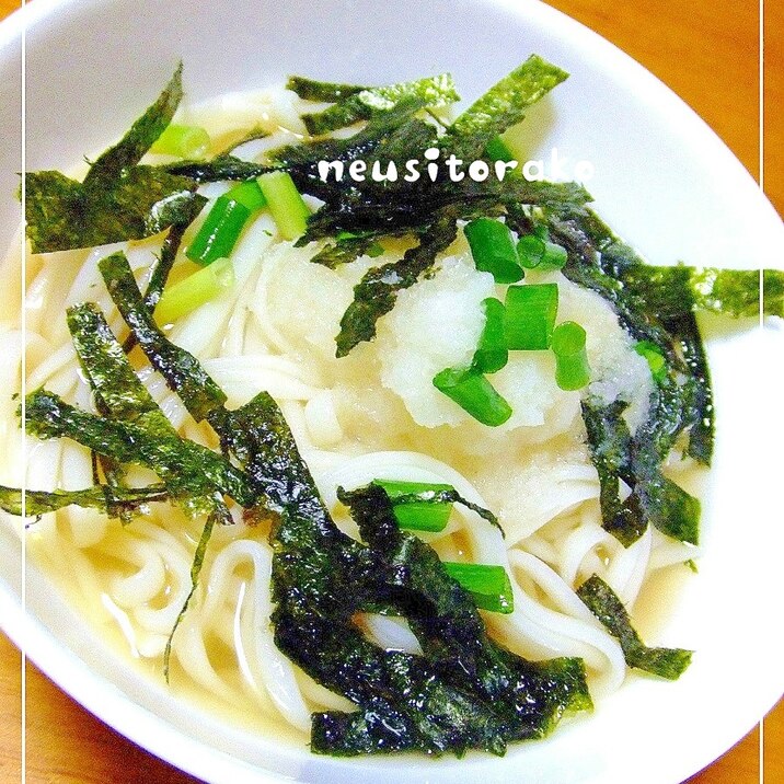 大根おろしとすだち酢でさっぱりうどん レシピ 作り方 By ねうしとら子 楽天レシピ